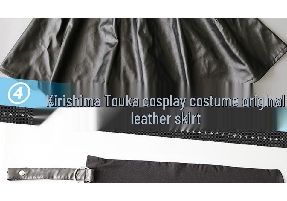 Tokyo Ghoul Kaneki Ken & Touka Kirishima Fan-made Battle Suit School Uniform Cosplay Costume