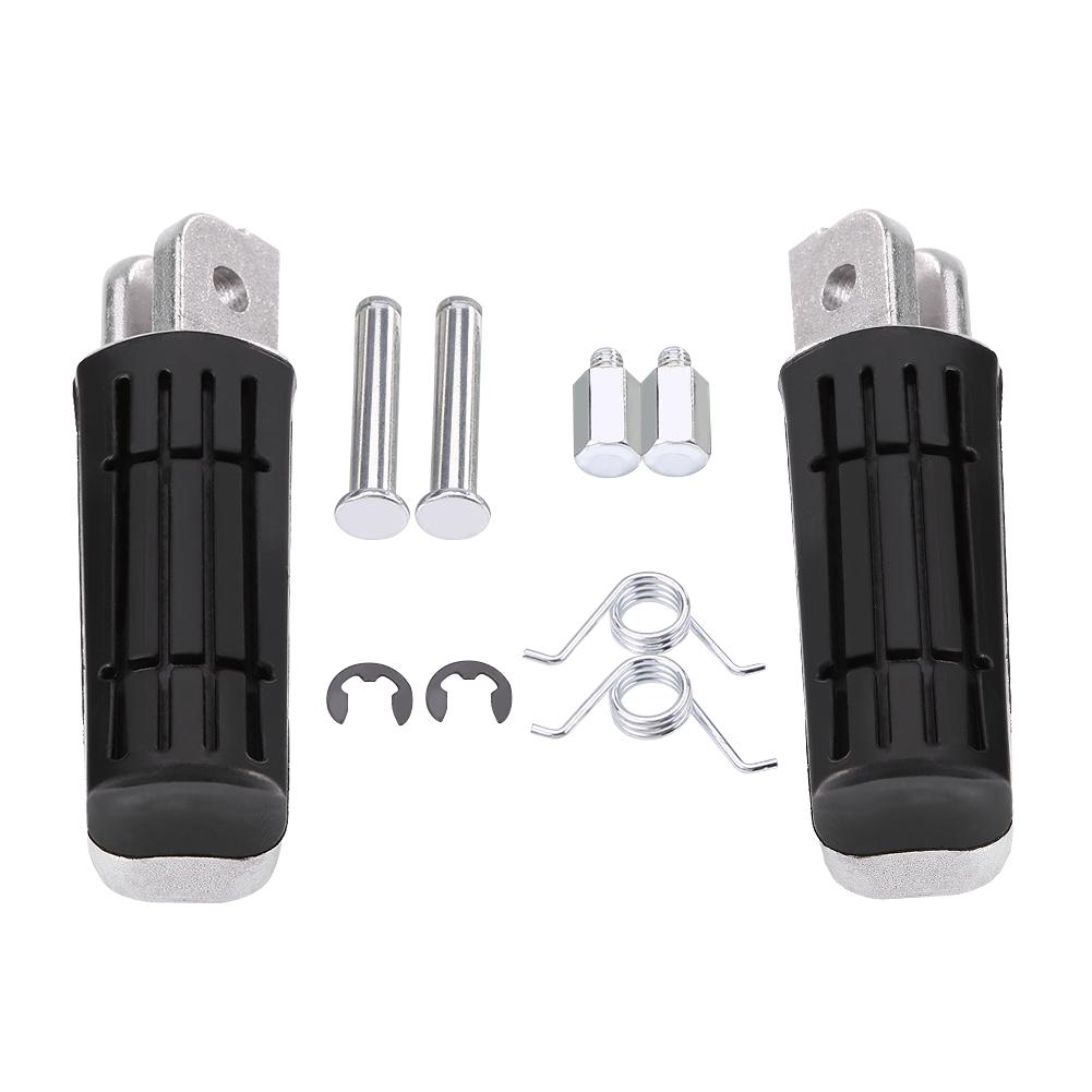 Pair of Front Motorcycle Footrest Pedals Foot Pegs for YAMAHA  XJR400 1200 1300 FZ400