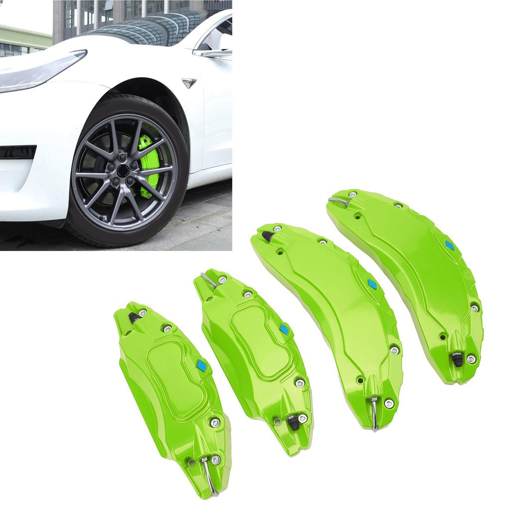 4PCS Car Caliper Cover Aluminium Alloy Disc Brake Caliper Guard Replacement For 18in 19 in Wheels Hub