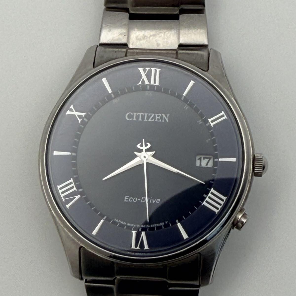 Good Condition Working Item CITIZEN Citizen Eco-Drive AS1060-54L Radio Solar