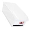 Fridge Drawer Organizer Bin Easy Access Clear Plastic Ample Capacity Versatile Pull Out Storage