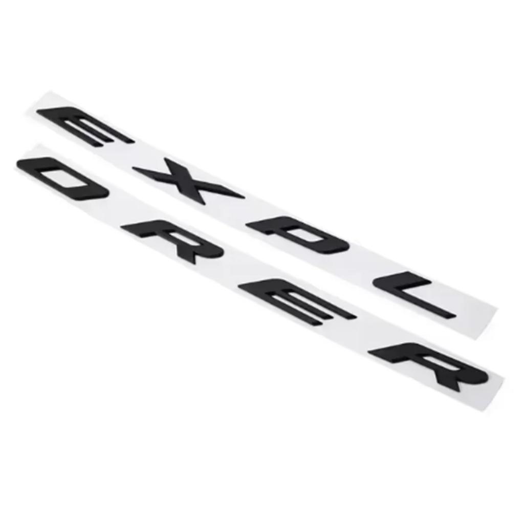 1PC 3D ABS Car Letter Badge Sticker Front Hood Rear Trunk emblem Decal