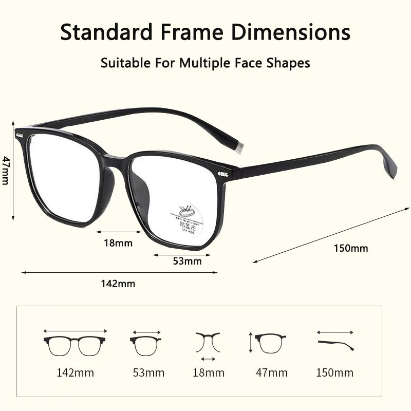 Xiaomi Women's TR90 Square Frame Blue Light Blocking Glasses Fashion Anti Blue Light Eyewear for Women
