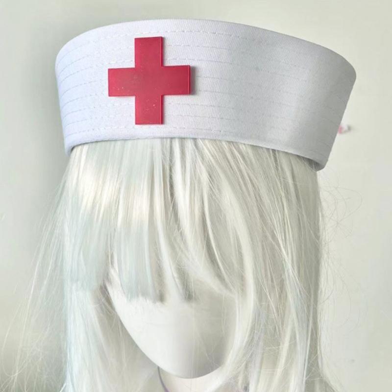 Flip Brims Beret Hat for Women Teens JK Crossed Marine Caps 2000s Uniform Hat Cosplay Dressingup Hat for Masquerades Parties