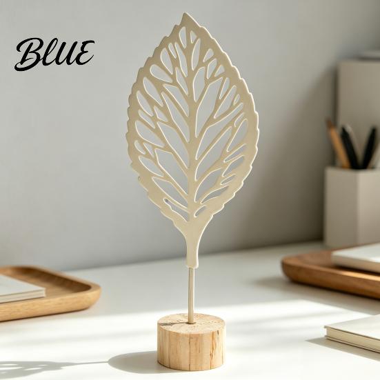 Ginkgo Leaf Sculpture Golden Statue Anti-Rust Anti-Oxidation Decorative Art Iron Premium Piece