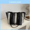 Trendy Large Capacity Women's Commuter Tote Bag Stylish Shoulder Bag For Work