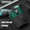 Greener Vest Toolbag Electrician Carpenter's Special Tool Pouch with Adjustable Shoulder Straps Maintenance Work Tools Packaging
