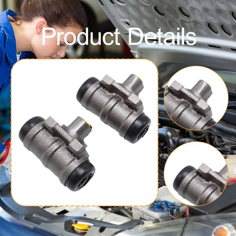 2 Pieces Rear Brake Wheel Cylinder Replacement Easy to Install Rear Drum Brake Wheel Cylinder for Transit MK6 2.0 2.4