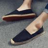 Casual Man Espadrilles Hemp Canvas Flat Plus Size Fisherman Driving Footwear Women Sewing Flax Shoes Slip On Loafers Unisex Summer