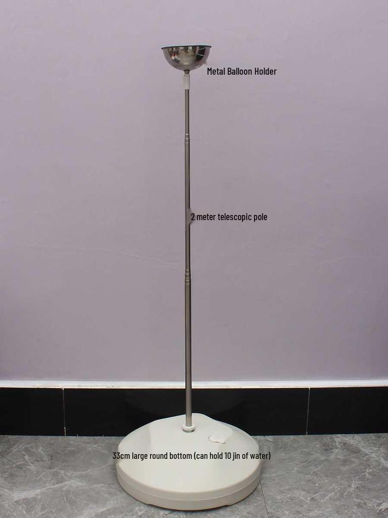 Water-Filled Square Balloon Pillar Stand for Party & Wedding Decorations