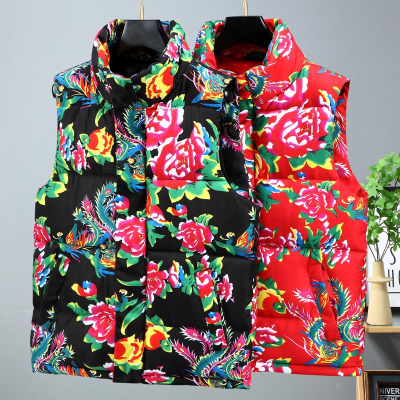 Fashion Men's Warm Vest Winter Sleeveless Jackets Stand Collar Plus Size Thick Man Coat