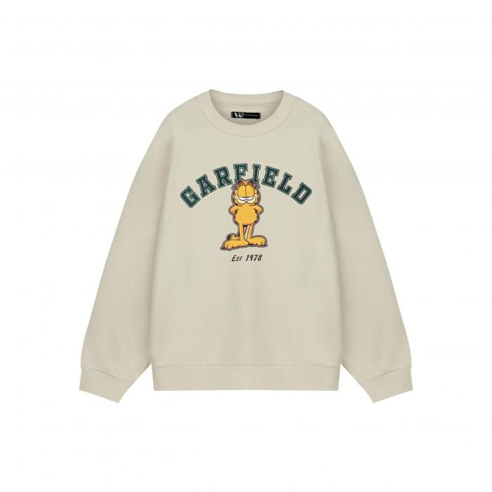 Garfield Unisex Vuxen College Sweatshirt