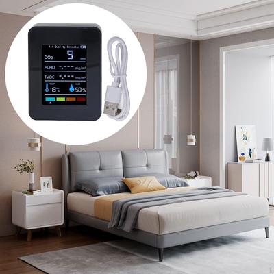 Air Quality Meter,High Accurate CO2 Real Time Display Analyzer for Indoor Outdoor