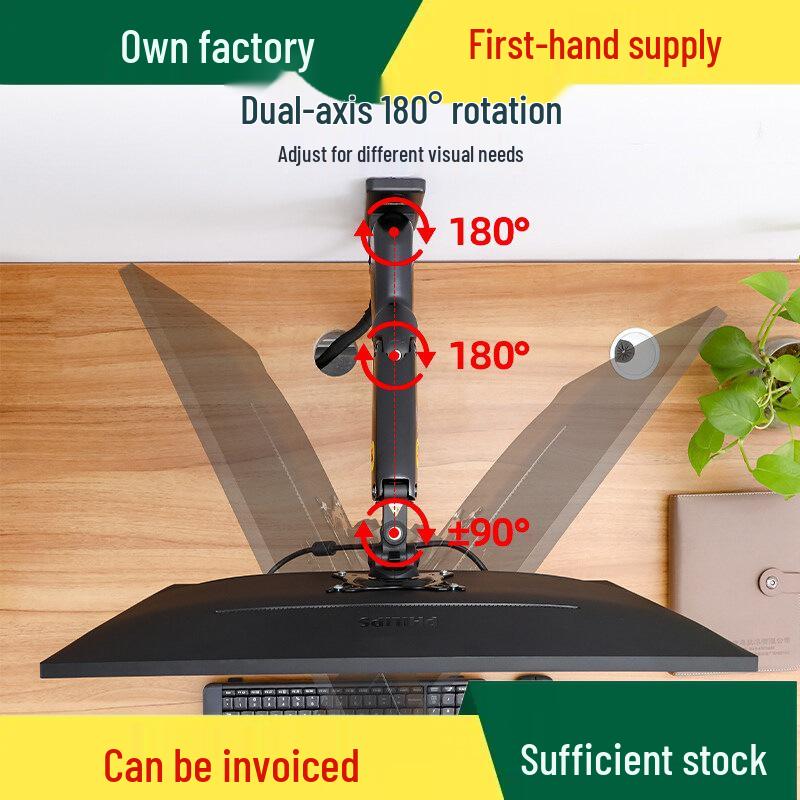 Adjustable Touch Screen Monitor Arm with Telescopic Lifting Stand
