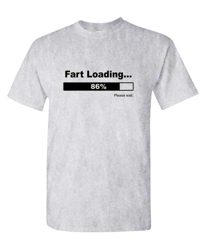 Fart Loading... Please Wait - Unisex Cotton T-Shirt Tee Shirt L