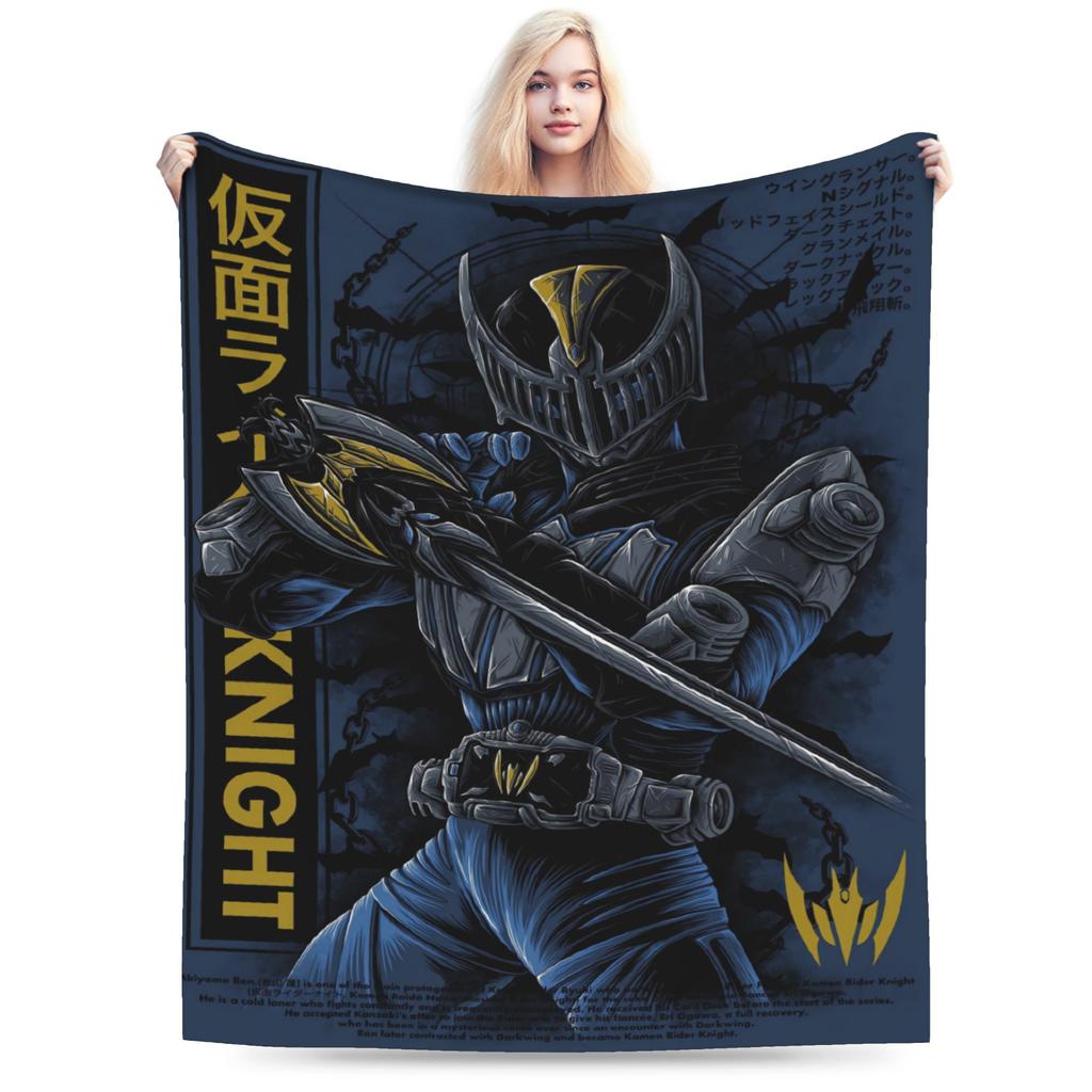 Kamen Rider Blanket Warm Novelty Plush Throw Blanket For Child Outdoor Flannel Bedspread Bed Cover
