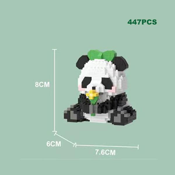 

More Types Mini Kawaii Panda Micro Building Blocks Lovely Animal Bricks Desk Decoration Children Toys Gift