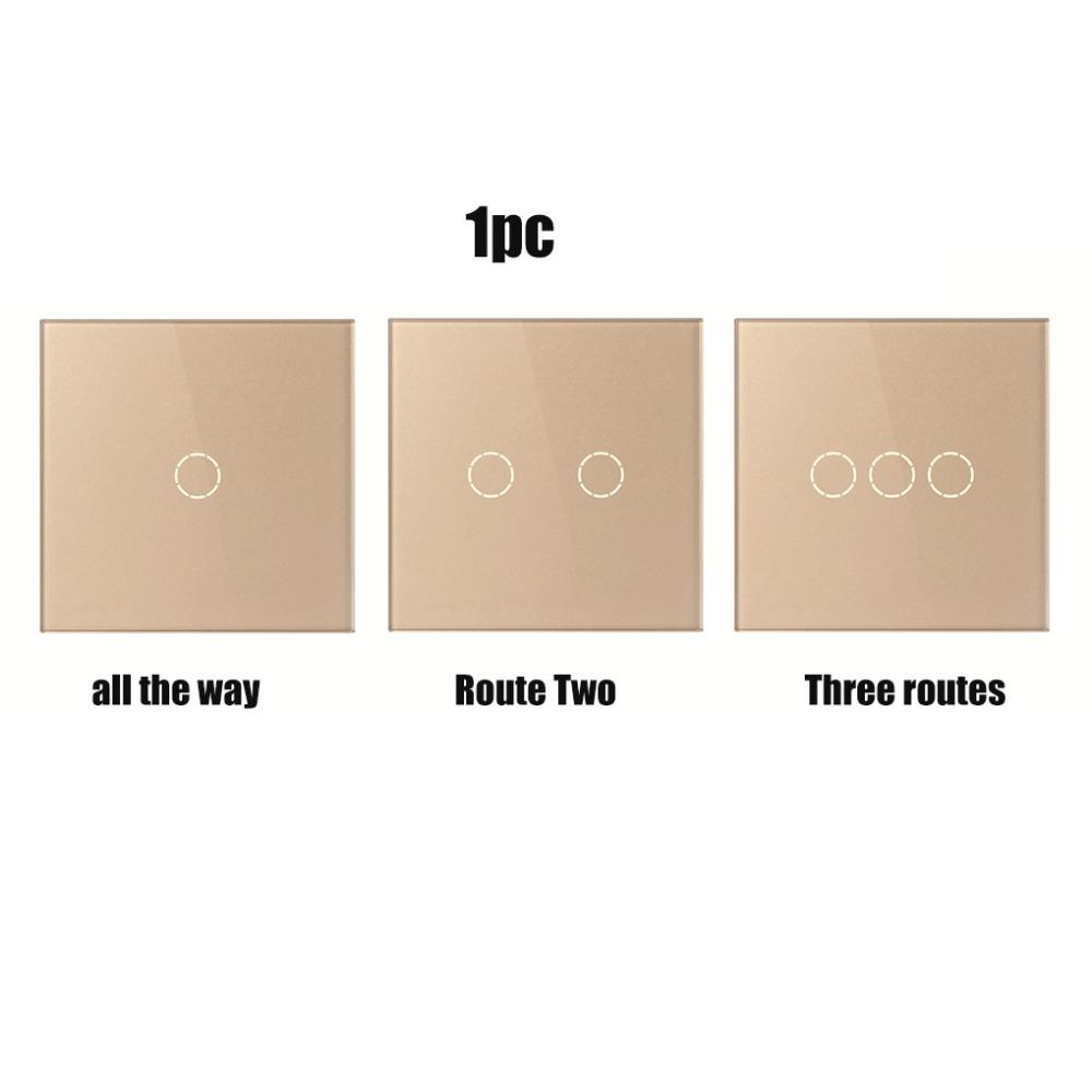 Intelligence Touch Sensor Switch Touch Control Smart Switch Touch Panel Switch Home Wall
