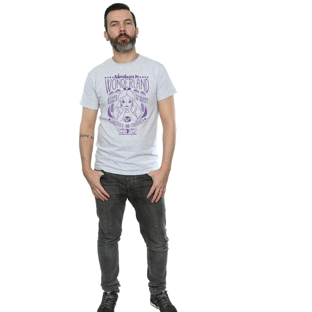 Disney Mens Alice In Wonderland Adventures In Wonderland T-Shirt