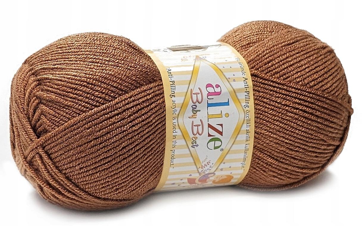 Alize baby best weich und zart zimtbraun 572 Garn für Kinder