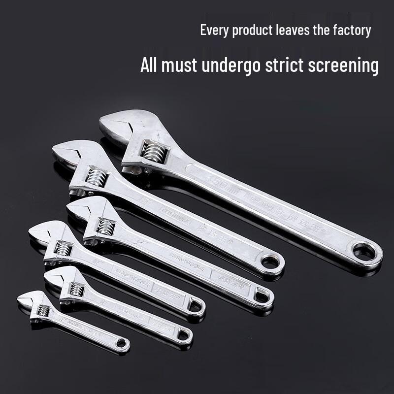 Large Opening Adjustable Pipe Wrench