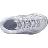New Balance 740 Bungee Lace Toddler White Silver Metallic Baby Sneakers IZ740WM