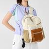 Schoolbag Simple Color Matching High School Student Schoolbag Women's 1011 New Large-capacity Backpack Men's Short-distance Lightweight Travel 