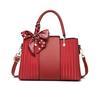 Bolsa de Mão Feminina NICOLE & DORIS de 3 Camadas, 2 Formas, Bolsa de Ombro, Transversal, Impermeável, Couro PU, Divisória, Lenço Incluído, Estilosa, Perfeita para