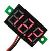 Compact 0.36" Two-Wire Digital Voltmeter: DC 4.5V-30V Display for Motorcycles