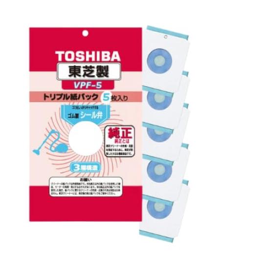 

Совместимый с доставкой Toshiba Vacuum Cleaner Paper Pack с уплотнительным клапаном Triple Paper Pack Filter [Отправить товар] VPF-5