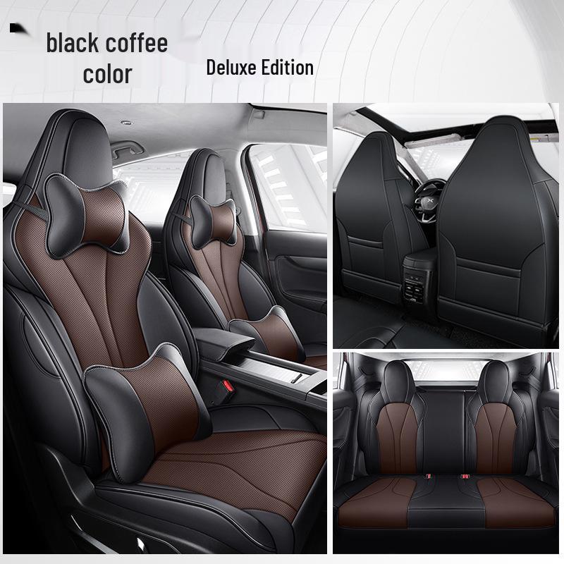 XPENG G3I Leather Seat Covers: All-Season, Full Coverage for Five-Seat Electric Vehicle.