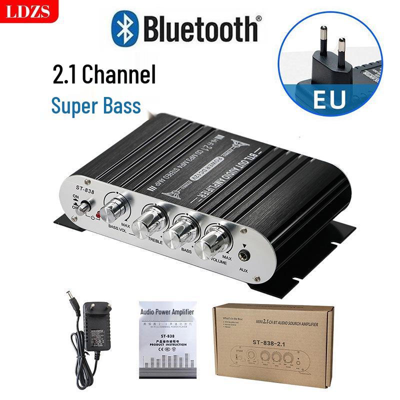 ST-838 2.1 Channel Bluetooth Subwoofer Amplifier with Super Bass