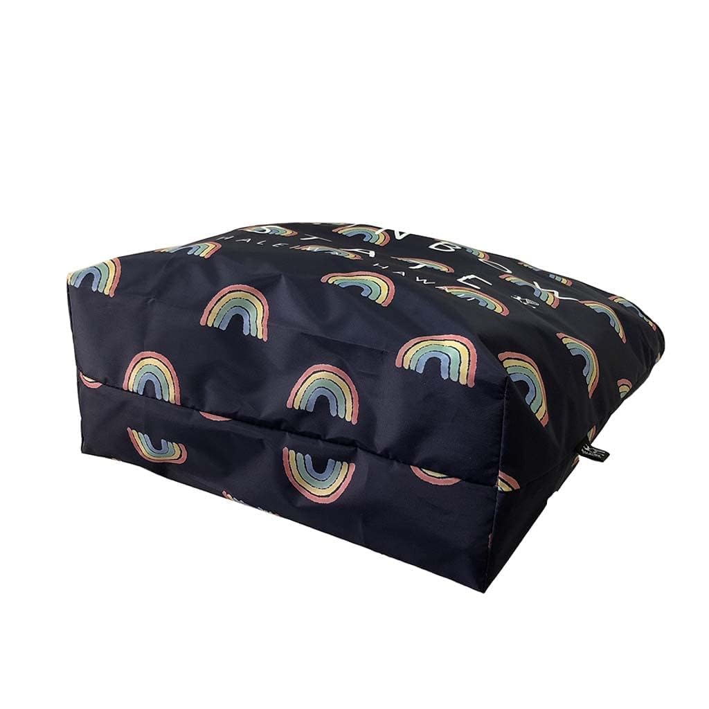 Haleiwa Happy Market Eco Bag Rainbow 4305 [Yubi] Thermal/Cold [Eco Bag, Stylish, Cute, Lightweight, Compact, Foldable, Cold, Pattern]
