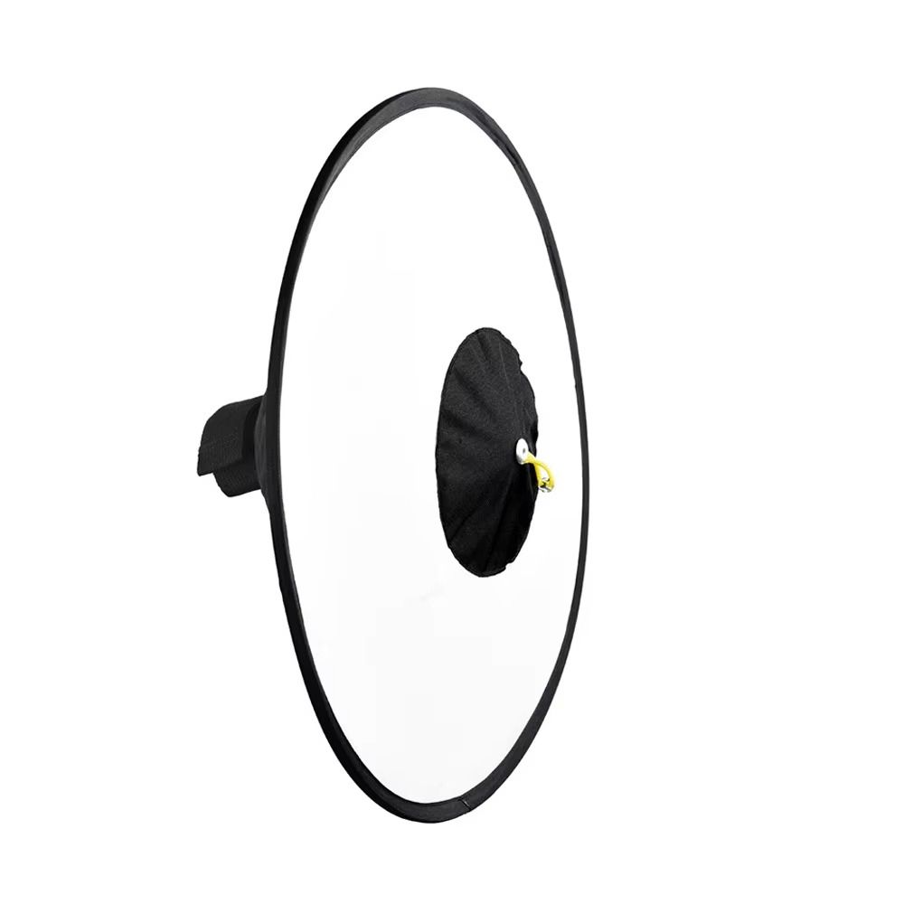 Round Cone Camera Diffuser Reflector Folding Flash Diffuser Portable Softbox Diffuser  For Portrait
