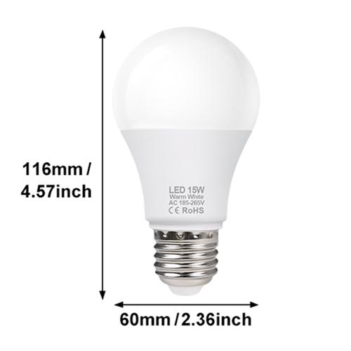 4pcs/lot LED Light Bulbs E27 AC 220V SMD2835 3W 6W 9W 12W 15W 18W Home Indoor Room LED Lamps Cold/Warm White Lights Bulb