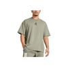 Under Armour X Bruce Lee Collaboration American Vintage Letter Print Crew Neck T-Shirt Men Green 1383313-504