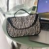 Make-up-Tasche mit Zebra-Print, wasserdicht, Nylon, für Schmuck, Digital-Make-up, Organizer für Zuhause