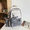 Schoolbag new trendy and cool Japanese ins tooling college student couple computer bag Korean version middle school student strong and durable 