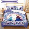 3pcs Custom Name Elsa Bedding Set Duvet Cover Closure Includes 1 Duvet Cover & 2 Pillowcases, Soft and Comfortable for All Seasons.
