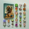 24PCS Italian Brainrot Tung Sahur Character Acrylic Stick Figure Model Blind Boxes Tralalero 2D flate Acrylic Keychain Model
