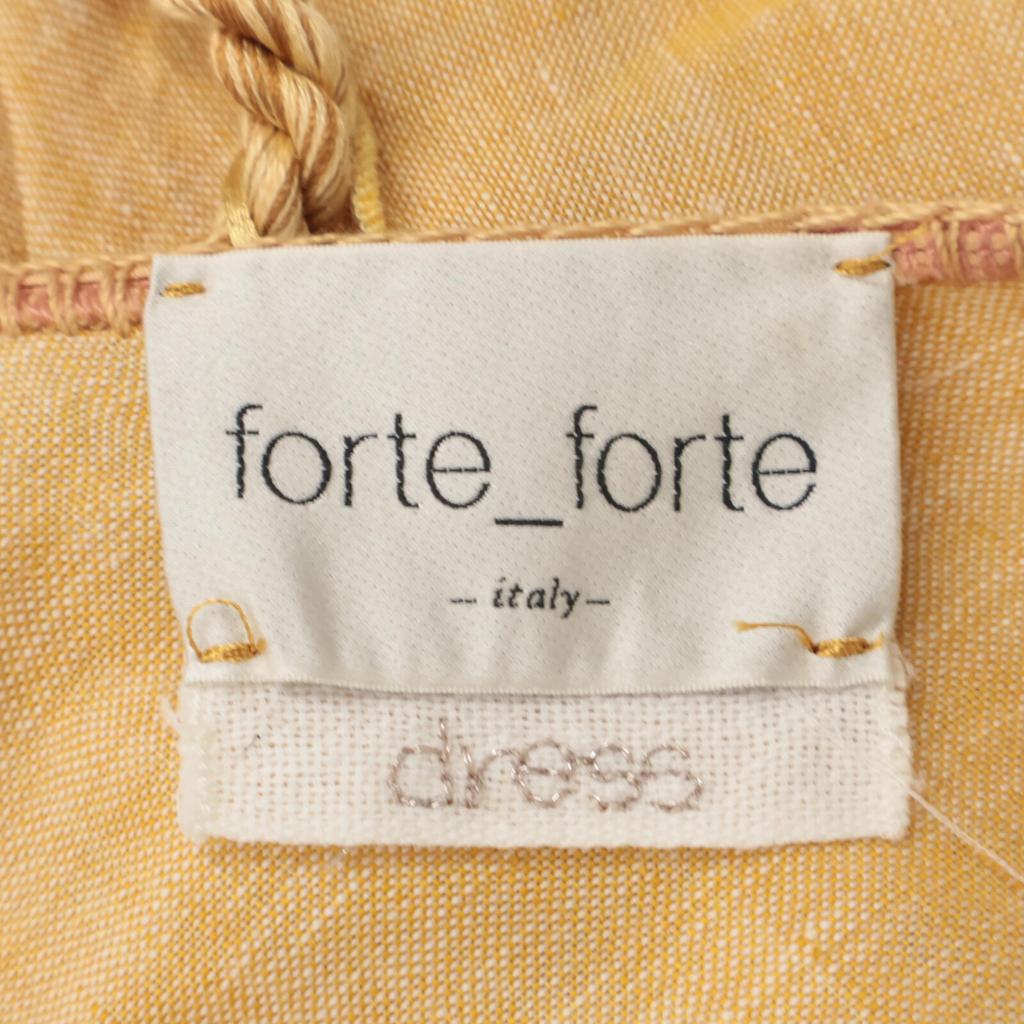 Forte Forte Beige Linen Sleeveless Dress with Rope Belt Dress 0 BeigeUsed