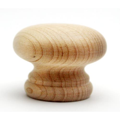 Waki Sangyo Wooden Knob, Interior Furniture Handle, Wood, 40mm, TW-302
