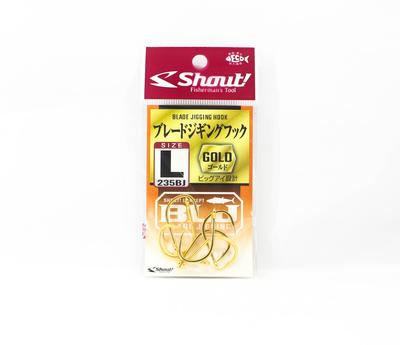Shout 235BJ Blade Jigging Hooks Ouro Tamanho L (2/0) (1087)