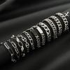 High-End Men's & Women's Titanium Steel Cuban Chain Bracelet with Dragon Bone Design - Non-Fading, Versatile Jewelry