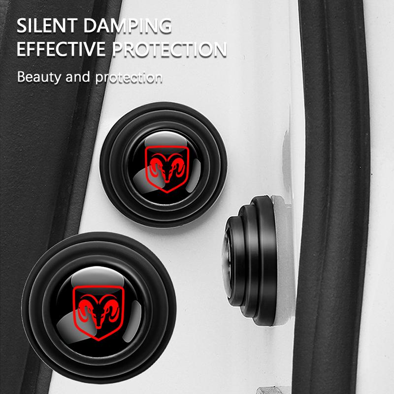 Car Door Shock Absorber gasket Buffer Anti-collision Silicone Sticker For Dodge Durango Hornet Charger Daytona Challenger SRT PP2