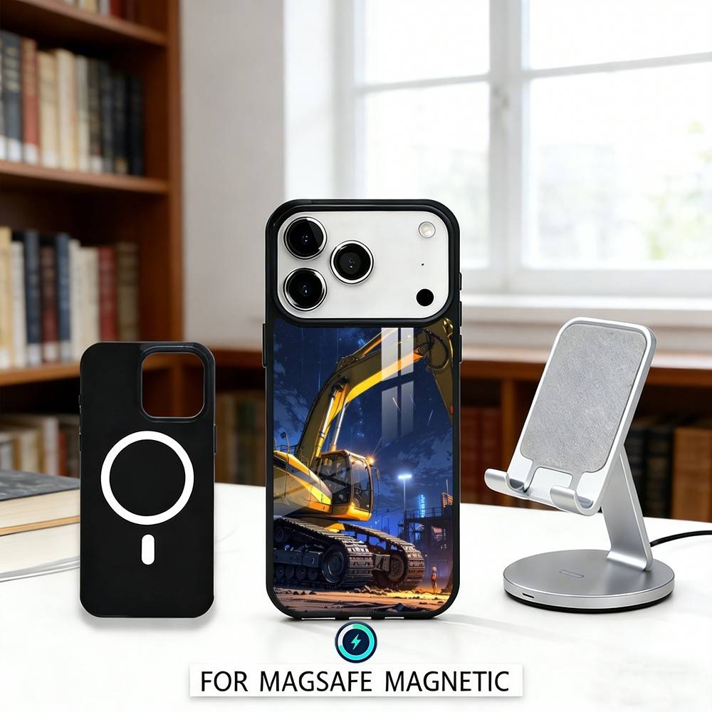 

Classic C-Caterpillares Truck Phone Case For iPhone 17,16,15,14,13,12,Pro,Max For Magsafe Magnetic Wireless Charging iPhone12PRO