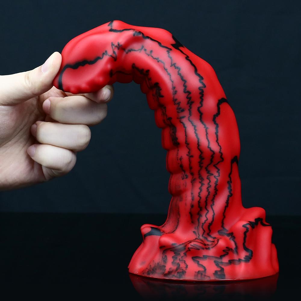 MoDi  Silicone  Design Dildos With Sucker Penis Sex Toys For Women Clit Stimulate Long Anal Plug