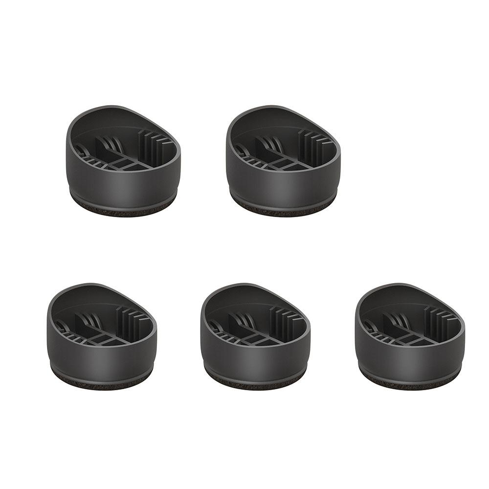 

5Pcs Floor Protector Furniture Wheel Caster Universal Chair Wheels Stopper Furniture чорний