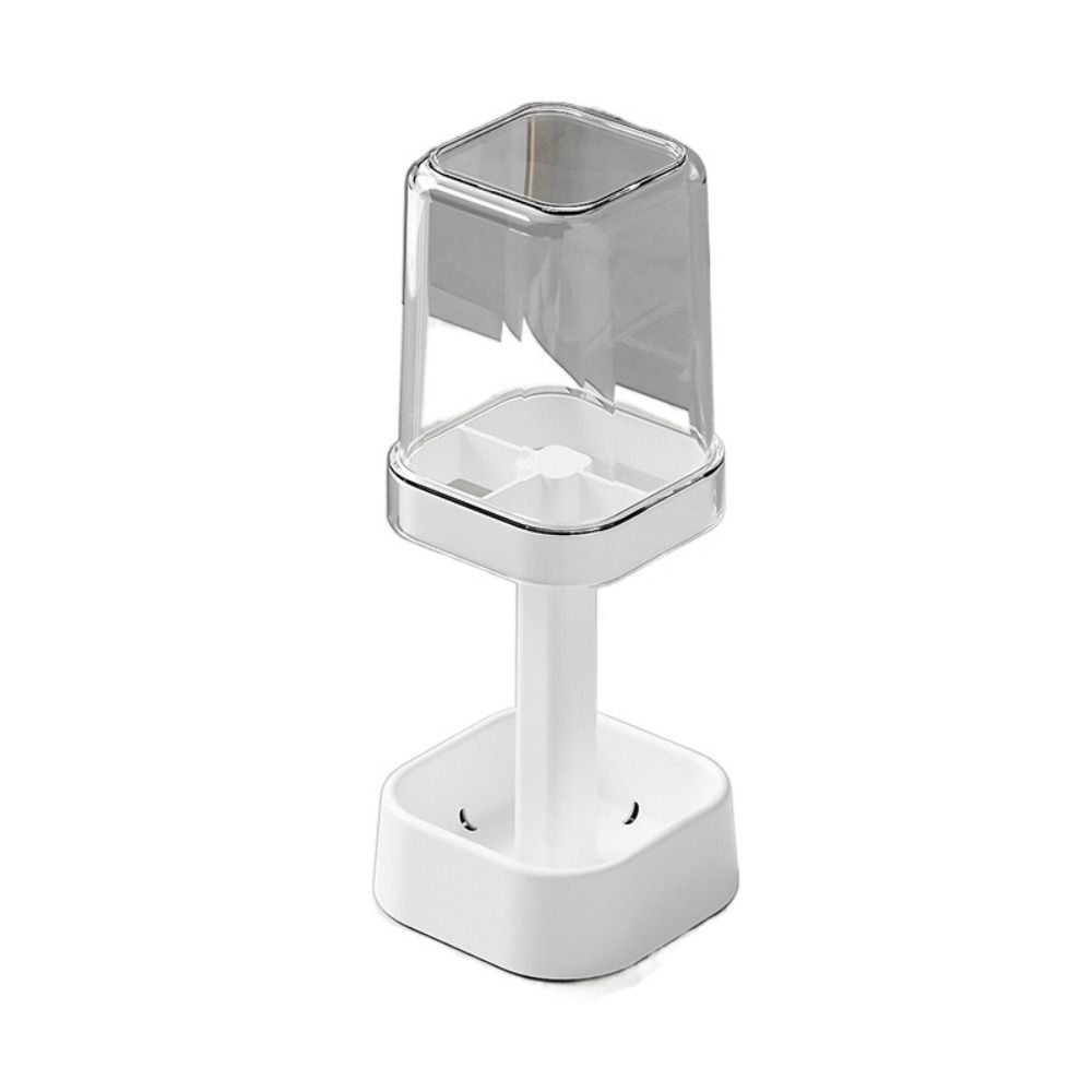 

Adjustable Gargle Cup Removable Toothpaste Storage Rack Toothbrush Holder Home белый