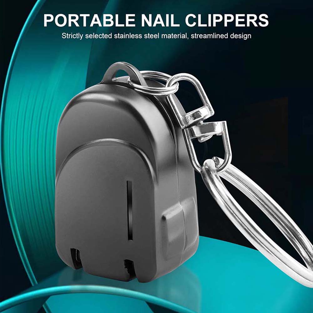 Taschenanhänger Mini-Nagelknipser Schlüsselanhänger Edelstahl Fingernagelknipser Nagelwerkzeuge